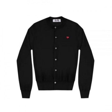 Comme Des Garcons Small Red Heart Patch Cardigan AZ N053 051 1 152203509 [P]