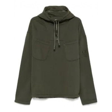 CP Company Brushed Emerized Diagonal Fleece Hoodie 152204306 [P]