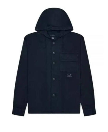 CP COMPANY アーマード ストレッチ サテン フード オーバーシャツ 17CMOS162A 110181G 995 152204343 [P]