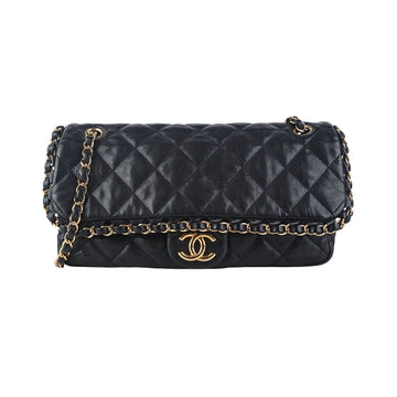 CHANEL Lammleder Rundkette Umhängetasche 37647 159471509 [P]