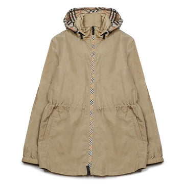 BURBERRY ショート チェッカー テープ ナイロン パーカ 8113107 152528602 [P]
