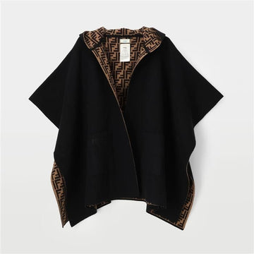 Fendi Reversible Wool Cashmere Cape JFQ056 156353470 [P]