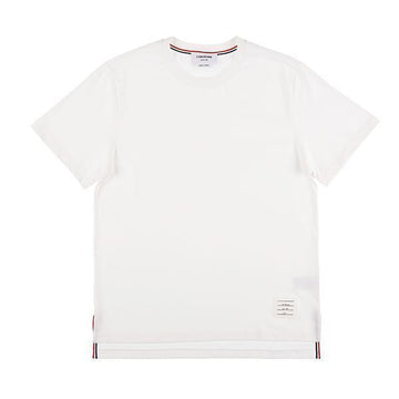 Thom Browne Short Sleeve Side Slit Stripe Men's T-Shirt 00042 100 115510513 [P]