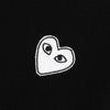 Comme Des Garcons White Heart Knit Cardigan 152752273 [P]