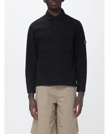 CP Company Gabardine Lens Overshirt Organic Zip Lens 156726901 [P]