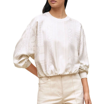 HERMES Langarmpullover mit Bandana 159472377 [P]