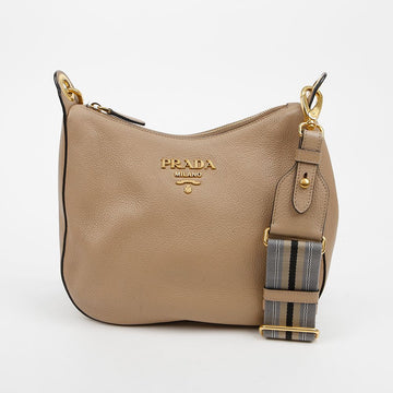 PRADA Hobo Schulter Crossbody Bag Beige 159022956 [P]