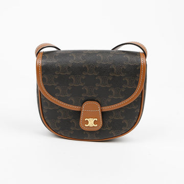 CELINE Damen Mini Canvas Schultertasche Schwarz 159049833 [P]