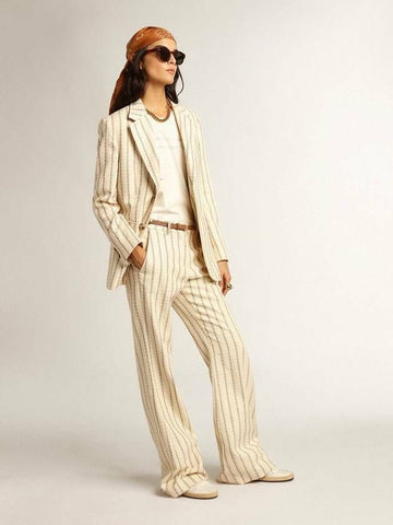 Golden Goose Women's Jacquard Motif Cotton Pants 133013886 [P]