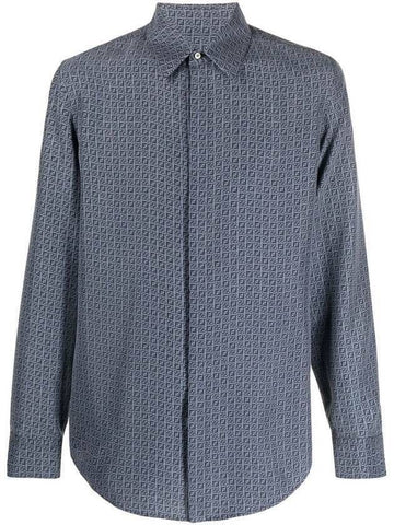 FENDI Seidenhemd mit Kalligraphie FS0585 AI8P F1GR2 133018145 [P]
