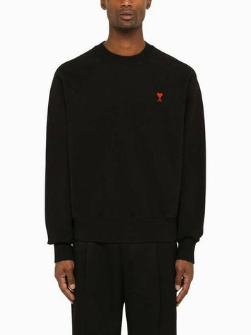 AMI Chainstitch Heart Logo Cotton Sweatshirt BFUSW005 747 001 133032637 [P]