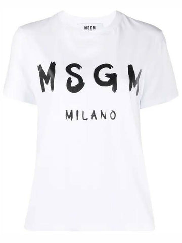 MSGM Brushed Logo T-Shirt 133040125 [P]