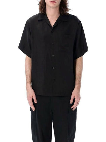 MSGM Cupro Bowling Short Sleeve Shirt 133040164 [P]