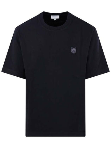 MAISON KITSUNE ボールドフォックスヘッドパッチオーバーサイズTシャツ 133042846 [P]