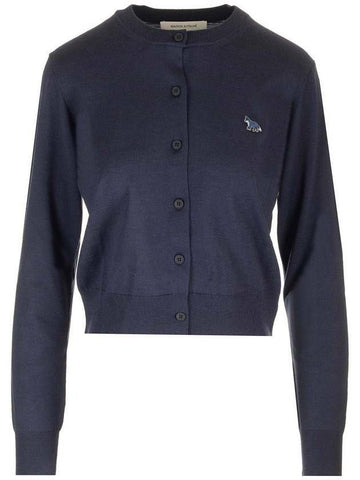 MAISON KITSUNE ベビー フォックス パッチ レギュラー カーディガン 133043065 [P]