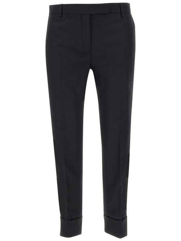 THOM BROWNE Twil niedrige Taille Zigarettenhose 00626 133044781 [P]