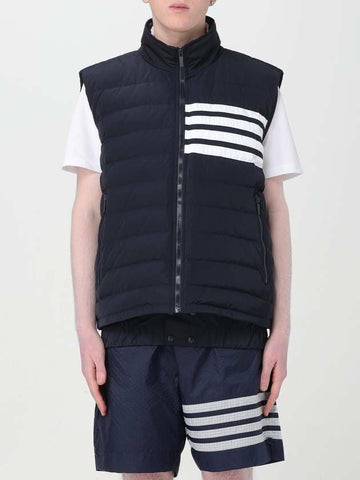 THOM BROWNE 4バー ストライプ パディング ベスト 133045341 [P]