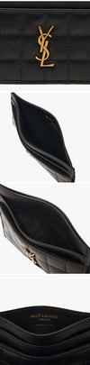 SAINT LAURENT Kartenetui Monogrammatelassé Cassandra Quilted 146829986 [P]