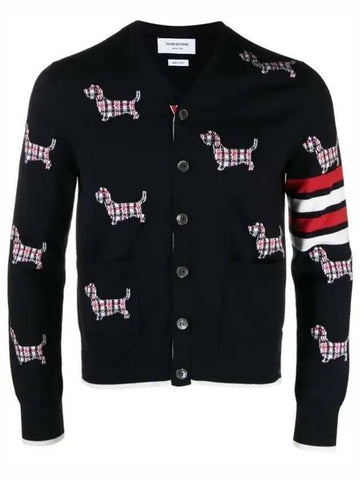 Thom Browne Hector 4 Bar Stripe Cardigan MKC511B Y1002 415 133071815 [P]