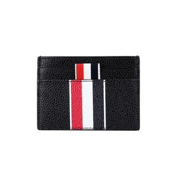 THOM BROWNE Geldbörse Pebble Grain Dreifach-Tap Stripe Doppel-Kartenbörse 157825661 [P]