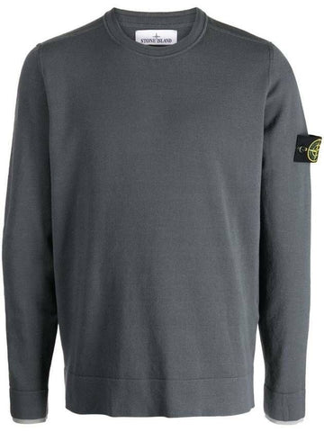 STONE ISLAND Stretch-Wolle Crewneck Strickregular-Fit Pullover 7915526A1 V0062 133075229 [P]