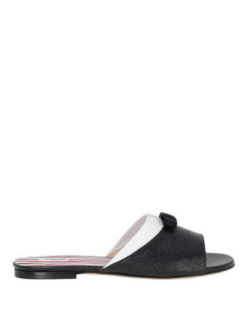 THOM BROWNE Schlüsselkragen Detail Leder Sandalen FFA002A 00198 980 141546706 [P]