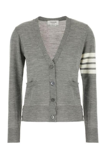 THOM BROWNE Merinowolle 4-Bar Relaxed Fit Cardigan FKC334A Y1014 055 141549254 [P]