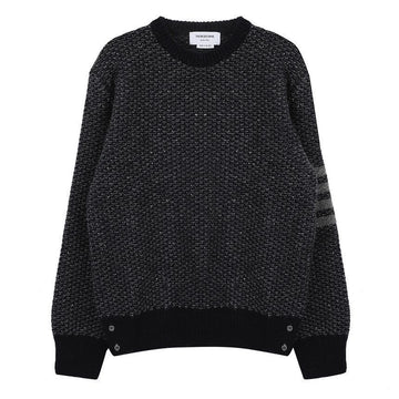 THOM BROWNE 4バーストライプトナルステッチモヘアツイードニット MKA541A Y1032 415 142313606 [P]