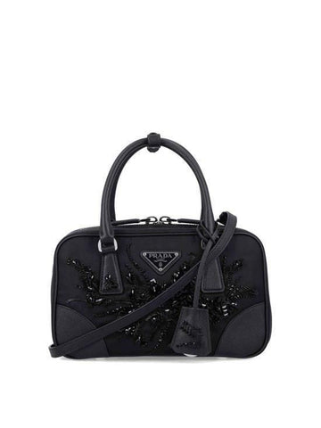 PRADA Beaded Dekoration Tote Bag 142600131 [P]