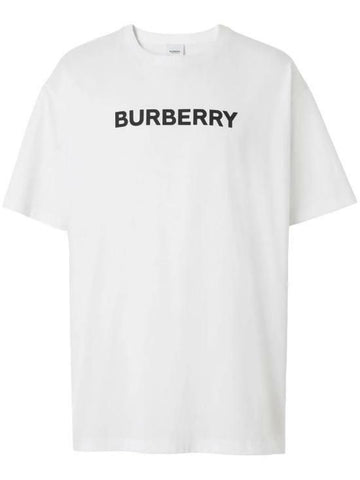 BURBERRY Logo-Druck Baumwolle Oversized T-Shirt 142645631 [P]