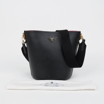 PRADA Dreieck Logo Bucket Schulter Crossbody Bag 159021451 [P]