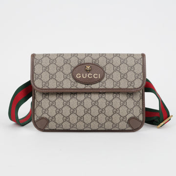 GUCCI Neopren Vintage GG Supreme Canvas Web Belt Bag 159023086 [P]