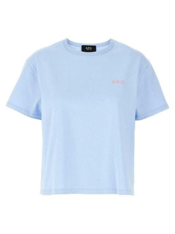 APC T-Shirt Oversize Free BLEU CIEL/ROSE 143601451 [P]