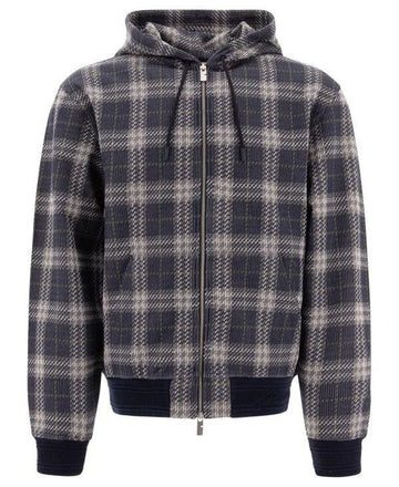 BURBERRY チェック コットン ブレンド フーディ ジッパー 8100934 151054842 [P]