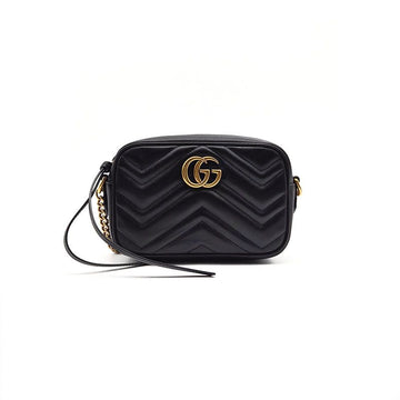 GUCCI マーモント マトラッセ ミニ クロスボディバッグ (735355) 159476881 [P]