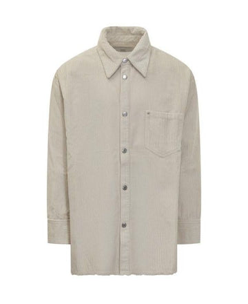 AMI Baumwolle Cord Corduroy Overshirt mit Seitenschlitz 25FW 185 151054903 [P]