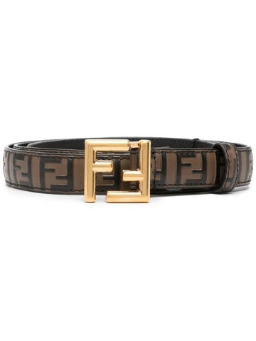 FENDI レザー ベルト スクエア 8C0648 AQ1J F1N1Y 151056902 [P]