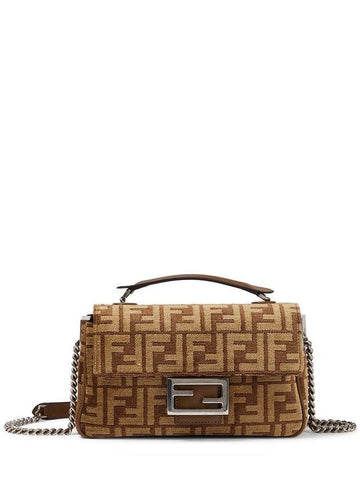 FENDI Baguette Ketten Midi Stoff Tasche 151056922 [P]