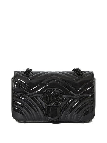 GUCCI GG Marmont ペタンコ ミニ ショルダーバッグ 446744 AACC2 1000 151058409 [P]