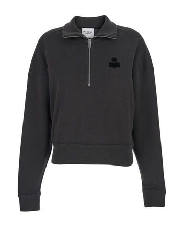 ISABEL MARANT Frau Hoodie mit halbem Reißverschluss SW0093FA A1M07E 02FK 151059798 [P]