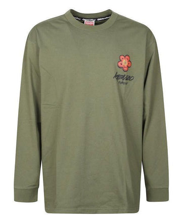 Kenzo Bork Flower Long Sleeve T-Shirt 25FW 151059802 [P]