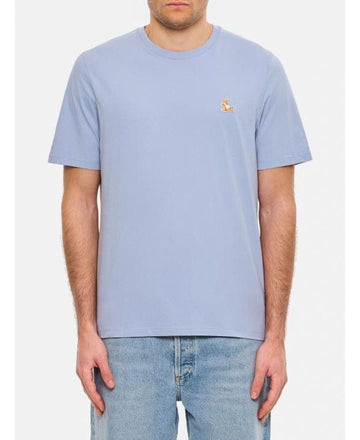 MAISON KITSUNE Regular T-Shirt mit Fox-Patch 151060126 [P]