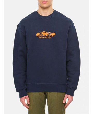 Maison Kitsune Outdoor Profile Fox Comfort Sweatshirt NM00308KM0307 P480 151061089 [P]