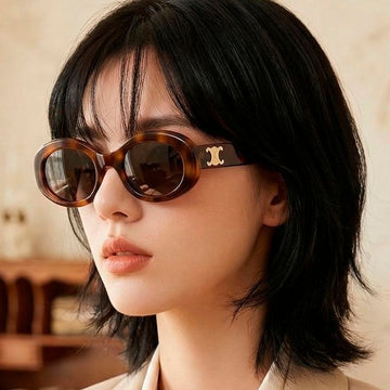 Celine Sunglasses CL40194U 53A Luxury Oval Horn Frame Triomphe Sunglasses 67121608 [P]