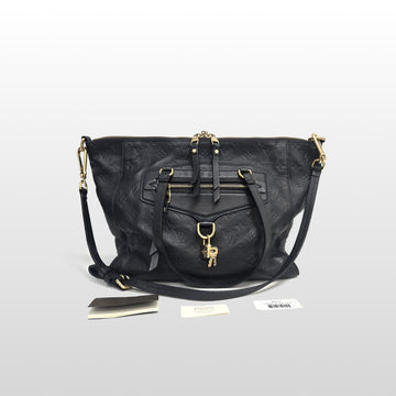 LOUIS VUITTON Schwarze M93410 Empreinte Lumineux PM Schultertasche 159479320 [P]