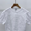 CHANEL CC Logo Short Sleeve Blouse White 25SS 159481769 [P]