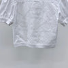 CHANEL CC Logo Short Sleeve Blouse White 25SS 159481769 [P]