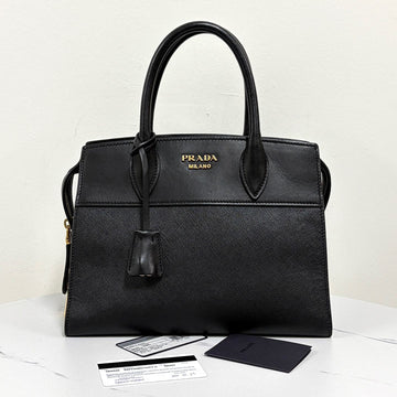 PRADA Saffiano Tote Bag Schwarz (1BA045) 159490407 [P]