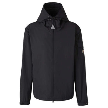 Moncler 25FW SASSIERE Logo Patch Windbreaker Jacket Black 1A001 20 59876 999 144632218 [P]
