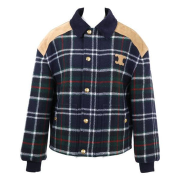 CELINE Blousonjacke aus Wolltartan 159426843 [P]
